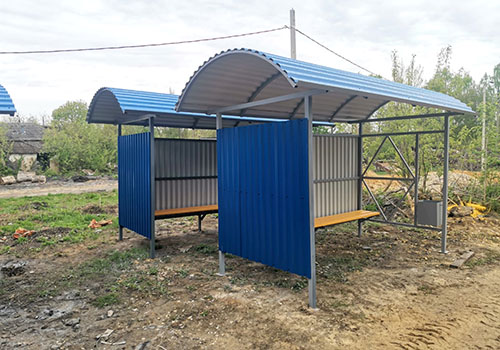 остановочные павильоны металлические